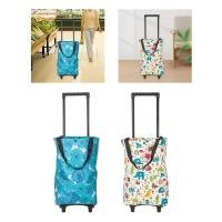 ราคา [ทาชิอุวะ21] กระเป๋าช้อปปิ้งพับได้มีล้อลากกระเป๋าหิ้วรถเข็นพับได้พับรถเข็นของชําถุงของชําสําหรับของชําบ้านซูเปอร์มาร์เก็ต (27953209005)