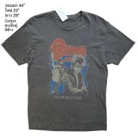 ราคา มือ2เสื้อยืด David Bowie 1972 World tour (22517195625)