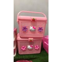 ราคา ตะกร้าเตรียมคลอด ตะกร้าใส่ของ คิตตี้ (15659585294)