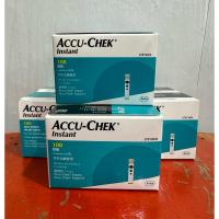 ราคา ACCU-CHEK Instant EXP-07-2025 แผ่นตรวจน้ำตาล AccuChek 100 แผ่น(กล่องสีเขียว) (25653784597)