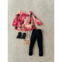 ราคา BARBIEชุดเซ็ทบาร์บี้มือสองเสื้อ+กางเกง+กระเป๋า+รองเท้าค่ะ (23489249238)