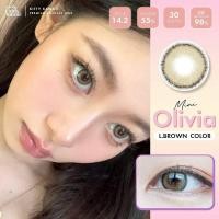ราคา คอนแทคเลนส์ Mini Olivia : Light brown / Brown / Green ขนาดมินิ (Kittykawaii) (20675410875)