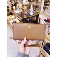 ราคา ✨สด - ผ่อน✨ Tory Burch Emerson Saffiano Leather Wristlet Continental Wallet ของแท้ (26558731699)