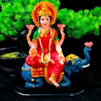 ราคา พระแม่ลักษมี ประทับบนหลังช้าง งานอินเดียนำเข้า (สูง17ซม.) งานสวยงามสไตล์แบบอินเดีย ผ่านพิธีปลุกเสกจากวัดแขกสีลม (10394258608)