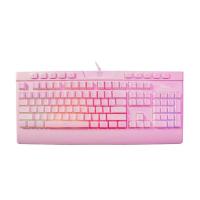 ราคา Onikuma SAKURA Gaming Keyboard คีย์บอร์ดเกมมิ่ง [Pink] (17555820817)