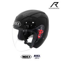 ราคา หมวกกันน็อค INDEX MONZA สีดำ (FREE SIZE) (29255147903)