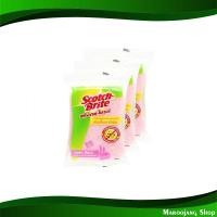 ราคา ใยขัดสีชมพูพร้อมฟองน้ำ แอนตี้แบคทีเรีย สก๊อตช์-ไบรต์ (แพ็ค3ชิ้น) Pink Scourer With Antibacterial Sponge Scotch-Brite (18169553778)