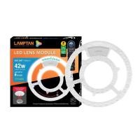 ราคา แผงไฟเพดานกลม LED 42 วัตต์ Daylight LAMPTAN รุ่น LENS MODULE (10562840258)
