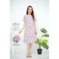 ราคา Code : 94335-06 เดรสผ้าไหมอิตาลีสีชมพู(สีจริงคือสีในรูปลายผ้า) ลายดอกไม้สีฟ้าขาวเหลือง)สีสวยมาก น้ำตาลอ่อน (29760799480)