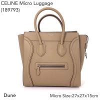 ราคา Celine luggage micro ของแท้ 100% [ส่งฟรี] (4754997632)