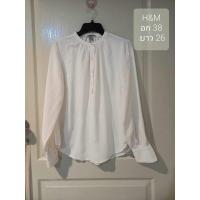 ราคา เสื้อชีฟอง H&M แท้ (อก 38) (24019158561)
