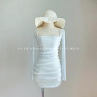 ราคา Glitter Lana dress (สีขาว) (24729793579)