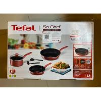 ราคา ชุดหม้อกระทะ+ทัพพี ชุดเครื่องครัว TEFAL SO CHEF ALL HOBS + INDECTION 6 PIECE SET (24211422774)