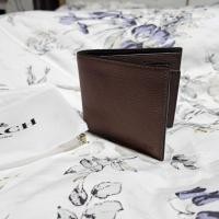 ราคา Coach กระเป๋าตัง แท้ ผู้ชาย หนัง สีน้ำตาล (24378599870)