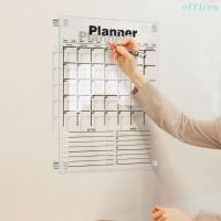 ราคา ปฏิทินกระดานไวท์บอร์ดอะคริลิค รายเดือน รายสัปดาห์ ใช้ซ้ําได้ สําหรับติดผนังบ้าน สํานักงาน (14497229979)