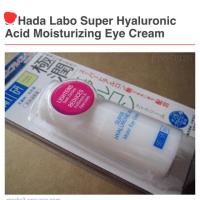 ราคา Hada Labo Super Hyaluronic Acid Moisturizing eye cream 15 ml. (ของใหม่ไม่เคยเปิดใช้) ห้างขาย 599 บ. (1027305041)