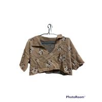 ราคา เสื้อครอปไหมพรมลายดอกเดซี่ (10191923425)