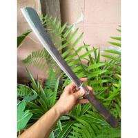 ราคา มีดอีโต้ มีดพร้าโต้ มีดปารัง มีดแคมป์ มีดเดินป่า มีดสนาม ใบ 14.8” SUP9 ตีร้อนชุบแข็ง ผิวไฟ ด้ามไม้ไผ่ คอกั่นมีดสแตนเลส (25483394828)