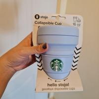 ราคา แก้ว Starbuck × Stojo / พับเก็บได้ (29706542995)