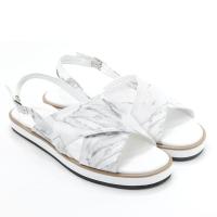 ราคา รองเท้าแตะแบบสวม X-Cross ลายหินอ่อน รัดส้น รุ่น A58-101 (สีขาว) (349755457)