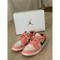 ราคา (used like very new) Nike air Jordan 1 low Uk4 สีชมพูชมใจ (24017389626)