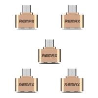 ราคา 5ชิ้น Remax OTG Adapter RA - OTG USB (สีทอง) (10121505617)