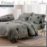 ราคา [ของแท้%] FT059 : เครื่องนอน Fountain (ฟาวน์เท่น) รุ่นพิมพ์ลาย (ผ้าปู 5 , 6 ฟุต ผ้านวม) รองรับที่นอนหนา 13 นิ้ว (13538519646)