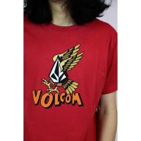 ราคา 【HOT】VOLCOM เสื้อยืดผู้ชาย แขนสั้น T-Shirt (VAF521932) TRUE RED S (22767504336)