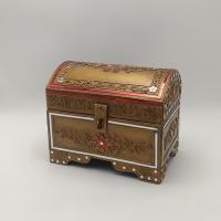 ราคา กล่องไม้ ล้านนา กล่องสมบัติ เดินเส้นทองโบราณ กำปั่นเก็บของ หีบไม้ ขนาดเล็ก (27755366702)