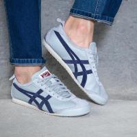 ราคา Onitsuka Tiger รองเท้าผ้าใบลำลองผู้ชาย โอนิซึกะ ไทเกอร์ Mexico 66 Medium Gray Dark Blue (2146433743)