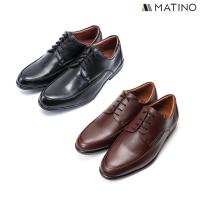 ราคา MATINO SHOES รองเท้าชายคัทชูหนังแท้ รุ่น MC/B 82081 - BLACK/BROWN (16092211211)
