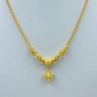 ราคา สร้อยคอชุบทอง ลายผ่าหวาย ลายทาโร่เหลี่ยมตัน สร้อยข้อมือชุบทอง น้ำหนัก 1 บาท (29902234135)