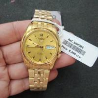 ราคา Seiko 5 Sports Automatic นาฬิกาสำหรับผู้ชาย สายสแตนเลส สีทอง/หน้าปัดทอง รุ่น SNK366,SNK366K1 (4217853965)