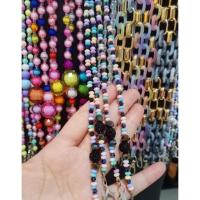 ราคา สายคล้องแว่นตา คล้องแมส คริสตัลดำสลับพาสเทล (12311776009)