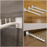 ราคา แขนติดผนัง 9 ปุ่ม สีขาว แพ็คละ 3 อัน (18350971302)