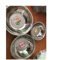 ราคา กะละมังรู สตางค์เหล็กแท้ชุด 3ใบ (28cm-34cm-36cm) (1113083017)