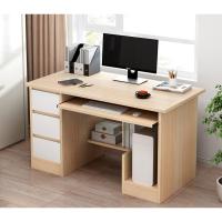 ราคา โต๊ะคอมพิวเตอร์ โต๊ะทำงาน ลิ้นชัก3ชั้น มีถาดวางคีย์บอร์ด แท่นวางCPU รุ่น A-2240 (5552116520)