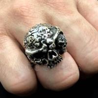 ราคา แหวน หัวกะโหลก เงินแท้ Sterling Silver 925 NSRG462 (11963800780)