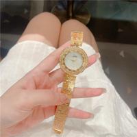 ราคา Cacaxi ใหม่โรงงานขายตรงนาฬิกาทองแฟชั่นรอบควอตซ์นาฬิกาหรูหราวัยกลางคนนาฬิกาผู้หญิง A132 (27056851503)