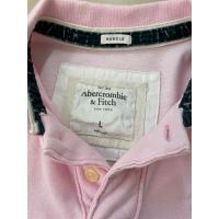 ราคา เสื้อยืดคอโปโล Abercrombie แบรนด์แท้ มือสอง อก 40 size L สีชมพู (22973825719)
