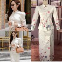 ราคา ชุดไทยจิตรลดา สวยพร้อมส่ง S M L XL-5XXL (6154969599)