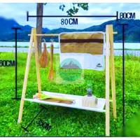 ราคา *สินค้าพร้อมส่ง#ราวแขวนผ้าไม้สีอ่อนสไตล์มินิมอล #ราวแขวนอุปกรณ์แค้มปิ้ง#ขาสามเหลี่ยมไม้เเขวนอุปกรณ์เค้มปิ้ง (9469563171)