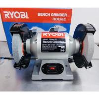 ราคา Ryobi หินเจียรตั้งโต๊ะ 6" รุ่น HBG6E กำลังไฟ 250W ความเร็วรอบเปล่า 2,850/3,450 รอบต่อนาที มาพร้อมกับหินเจียร์ 2 ก้อน เ (25333707565)