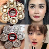 ราคา คอนแทคเลนส์ บิ๊กอาย รุ่น Catwoman/Bambam สีเทา/ตาล Gray/Grown (25223674449)