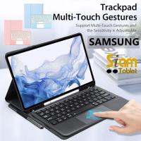 ราคา *แป้นไทย เคสคีย์บอร์ด + ทัชแพด เคส Samsung Galaxy Tab S9 / S9 FE / S9 Plus / S9 FE / S7 / S8 Plus / S7 FE Keyboard case (25507724830)