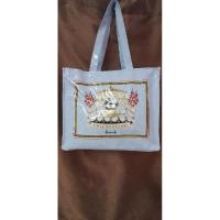 ราคา กระเป๋า Harrods สีฟ้าใหม่ป้ายห้อย (9816147719)