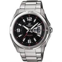 ราคา Casio Edifice นาฬิกาสำหรับผู้ชาย EF-129D-1AVDF สายสแตนเลสสีเงิน (28257812155)