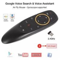 ราคา G10s (Gyroscope) Voice Remote Control 2.4G Wireless Gyroscope Air FLY Mouse MIC IR Learning for Android tv box (2626549672)