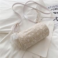 ราคา กระเป๋าสานฟางข้าวทรงกรวยโบว์ขาว (5440559683)