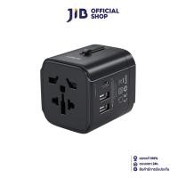 ราคา ADAPTER CHARGER (อะแดปเตอร์) AUKEY TRAVEL ADAPTER WALL CHARGER WITH USB-C AND USB-A PORTS (PA-TA01) BLACK (19583695115)
